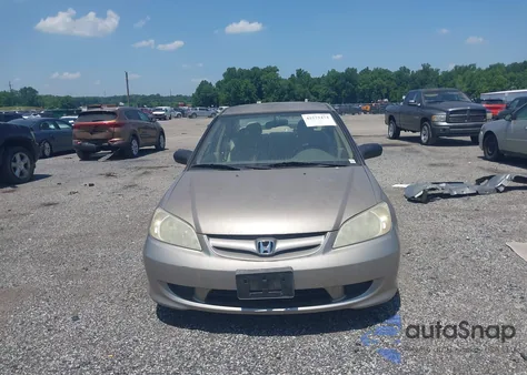 2004 Honda Civic Lx z USA, uszkodzony, nr VIN 2HGES165X4H504583